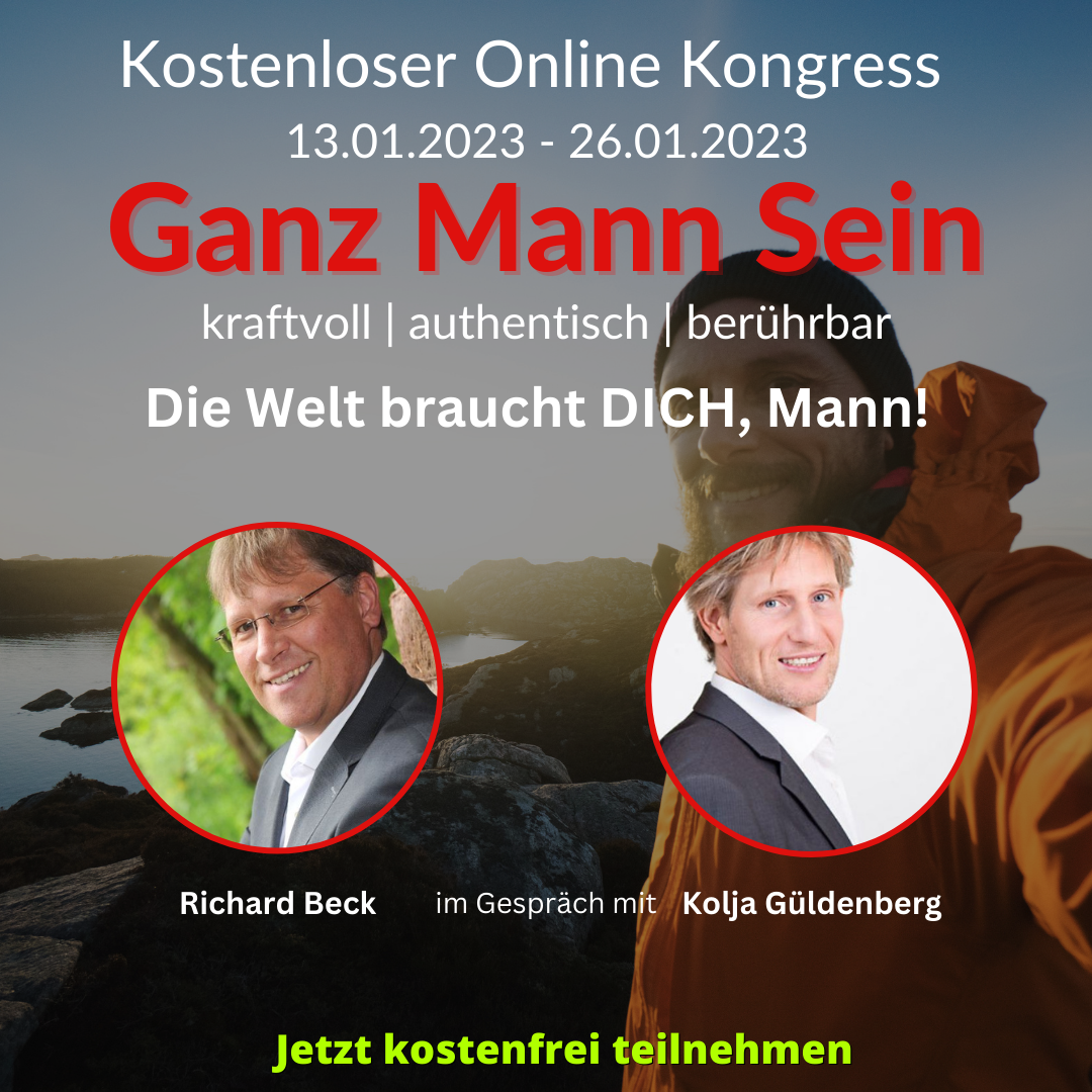 Kolja Güldenberg im Online Kongress GanzMannSein